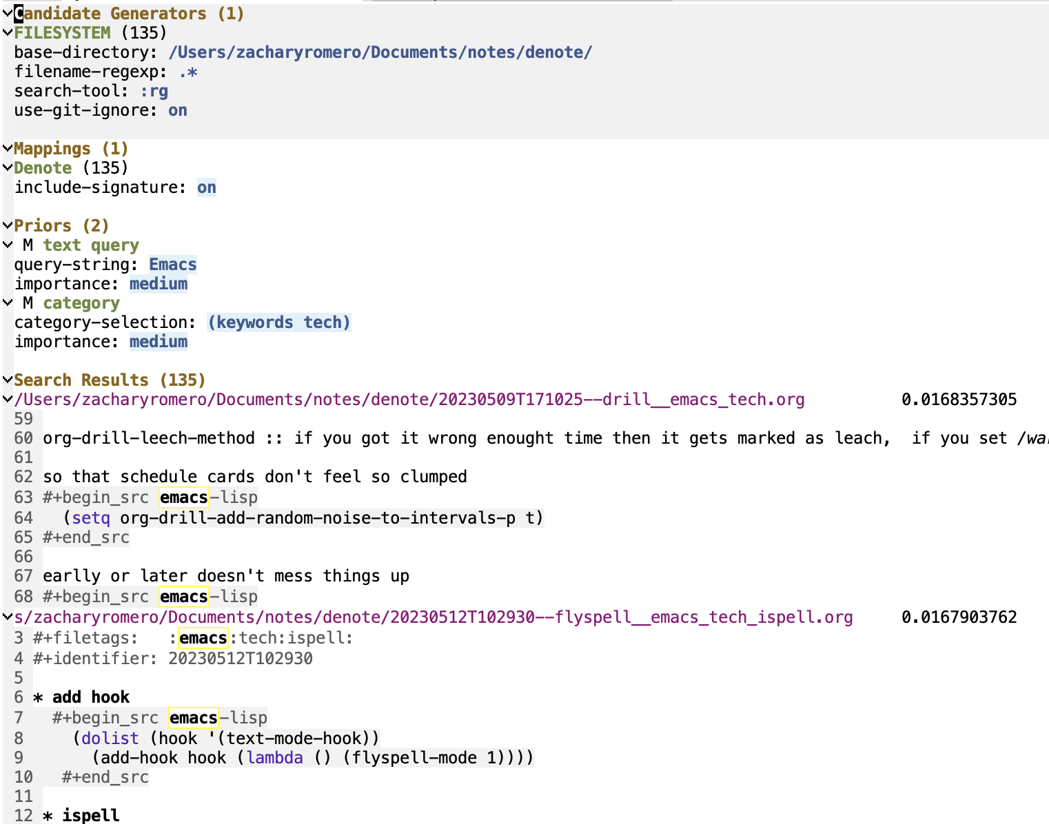 p-search creating a mapping